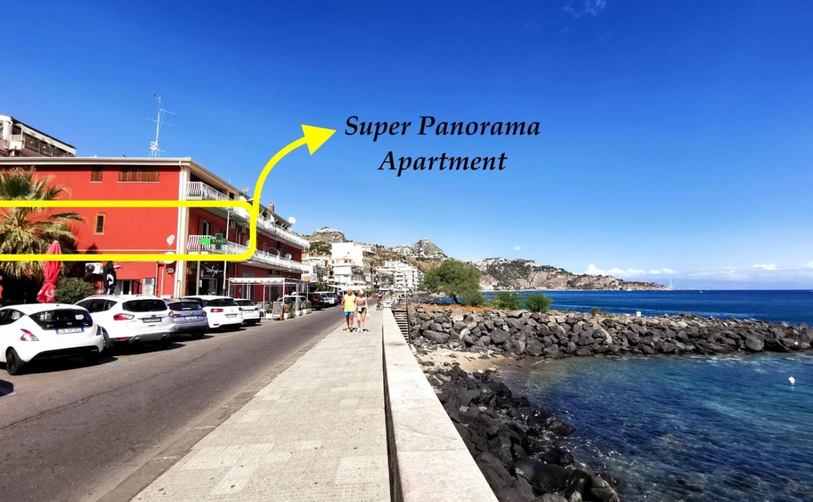 Super Panorama & Astonishing Apartment Seaview ジャルディーニ・ナクソス エクステリア 写真